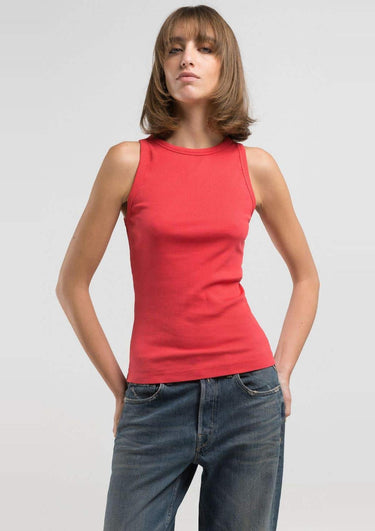 W3415-22839G 259 | SCHMAL GESCHNITTENES GERIPPTES TANKTOP